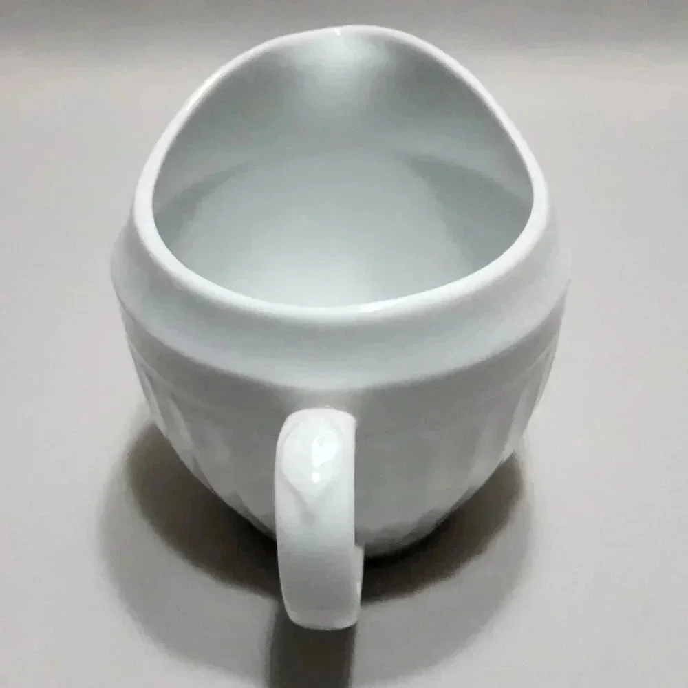 Coventry Fine Porcelain Creamer‎ Parthenon White Pattern